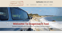 Desktop Screenshot of mvstagecoachtaxi.com